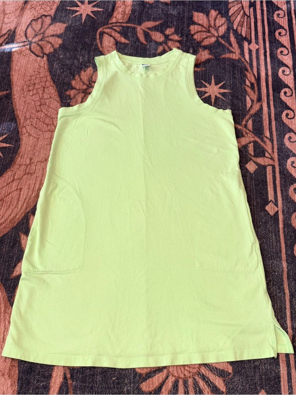 Old Navy Light Green Crewneck T‑Shirt Dress